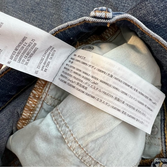 Abercrombie Kids 1892 Jeans Size 13/14 Distressed Skinny Excellent 90s y2k  Boys - Picture 6 of 10